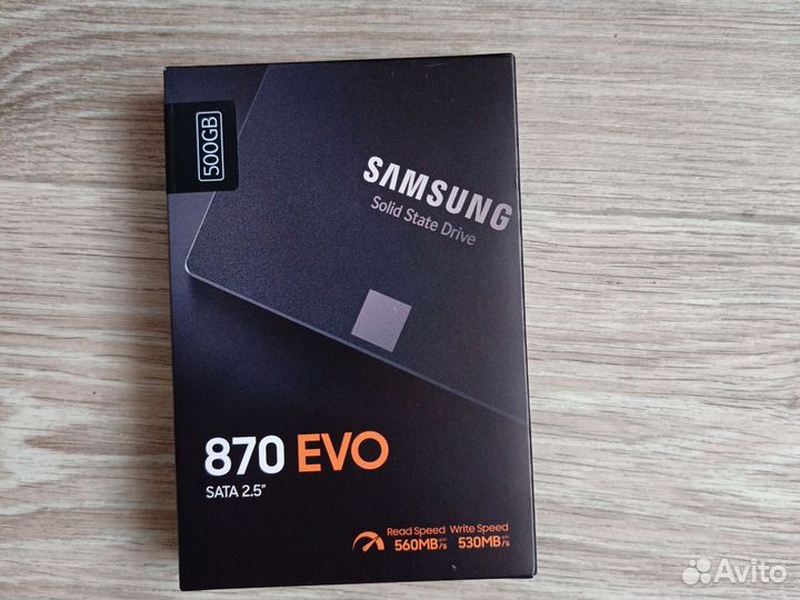 Ssd samsung 870 evo 500gb новый