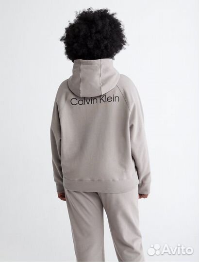 Худи Calvin Klein Standards Fleece Cement