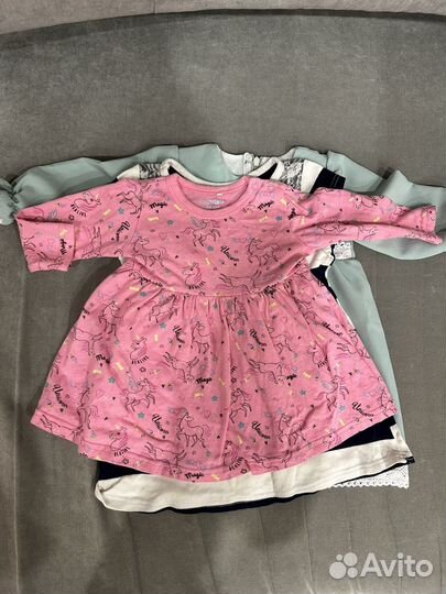 Одежда для девочки пакетом размер 80-86