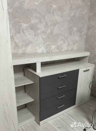 Гостиная Норд (2 вариант)ниша тв 1,6м 