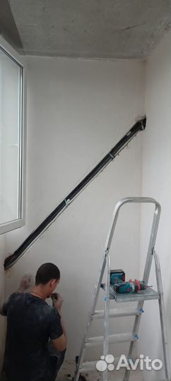 Закладка трассы под кондиционер