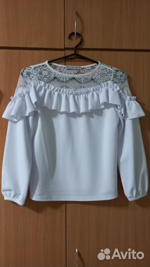Блузка белая для девочки