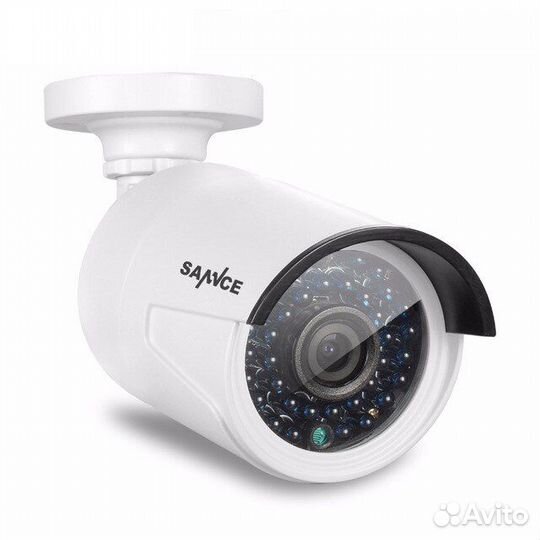 Комплект видеонаблюдения 4 камеры 2мп POE 1000гб