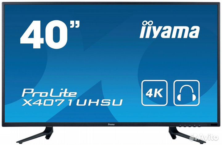 Монитор iiyama ProLite X4071uhsu-B1 A 39.5