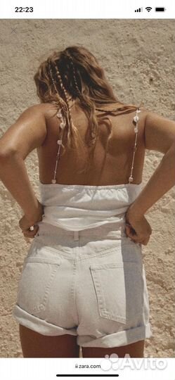 Джинсовые шорты Zara 36 новые