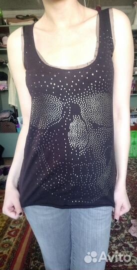 Майка с черепом