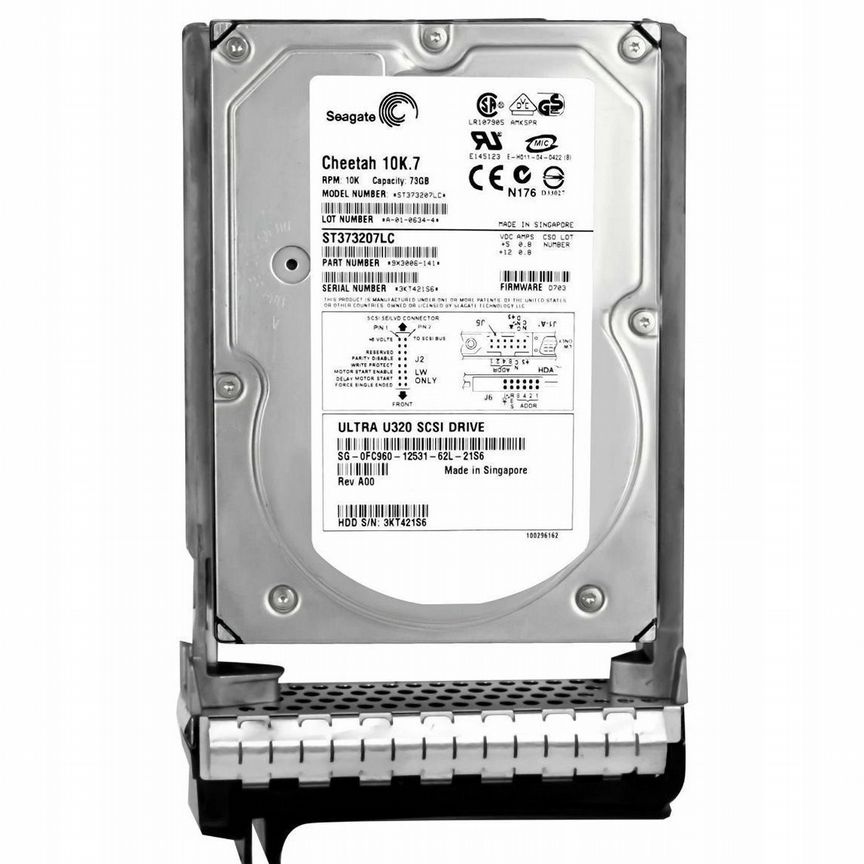 [FC960] Жесткий Диск Dell 73gb U160scsi 3.5" Hdd Fc960
