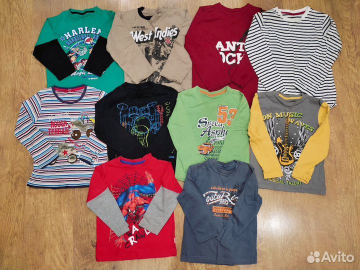 Большой пакет одежды д/м на 3-4 года