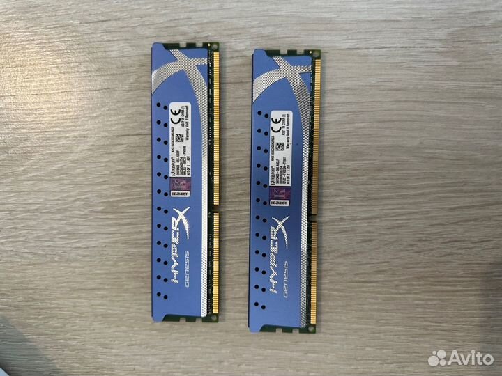 Озу Kingston HyperX 8гб DDR3