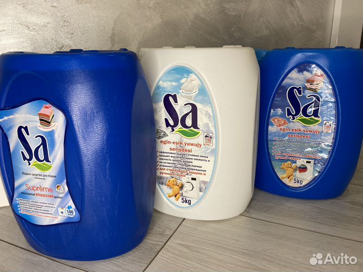 Стиральный порошок Гель Жидкий + Кондиционер