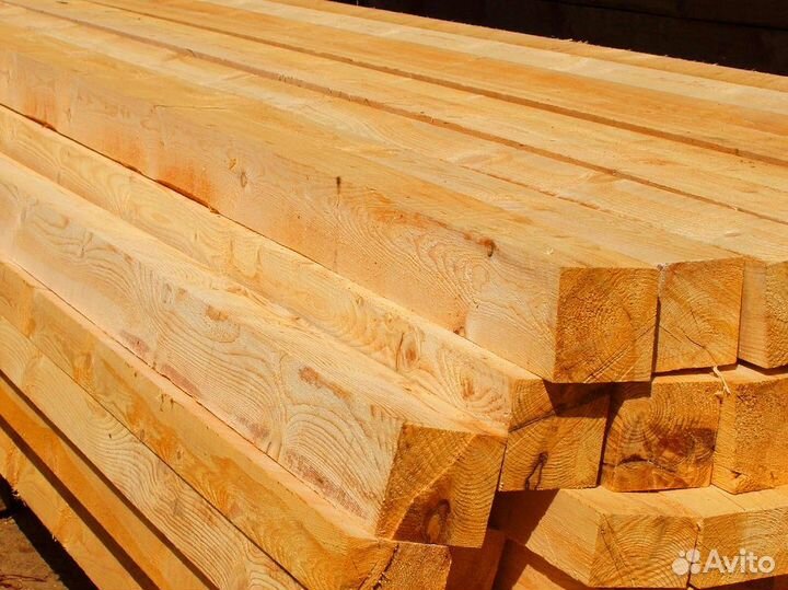 Брус 100х150х6000мм, от производителя, гост