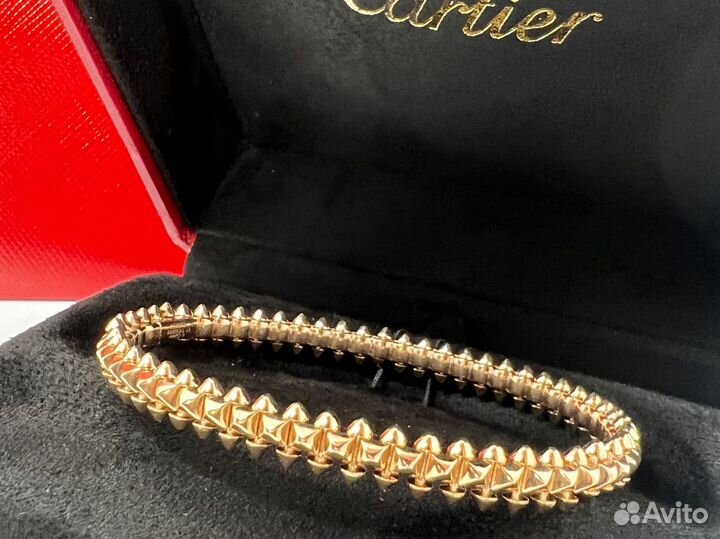 Золотой браслет Cartier Clash