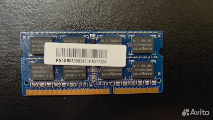 Оперативная память ddr3 4 gb для ноутбука