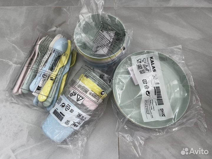 Набор детской посуды IKEA