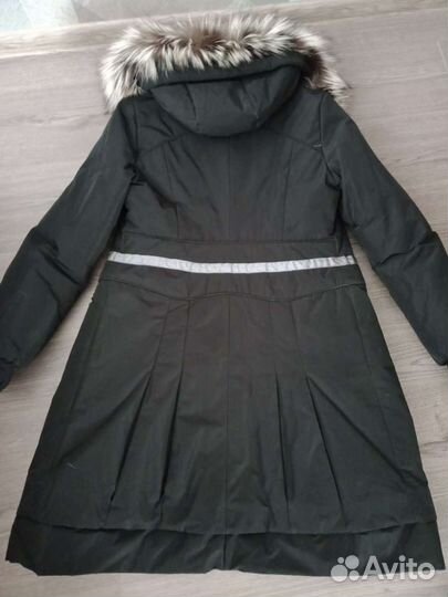Пальто женское зима р.44,46мех сьемный утеплитель