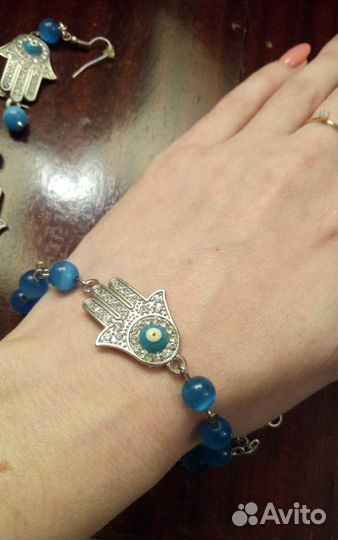 Серьги и браслет