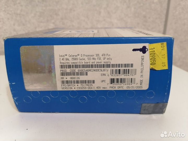 Новый процессор Celeron D 320