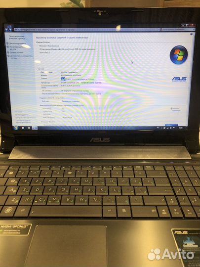 Ноутбук asus N53Jf