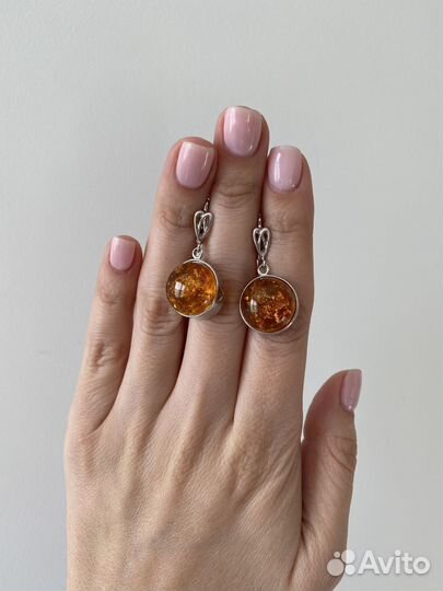 Серебряные серьги