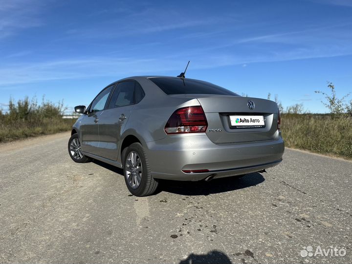 Volkswagen Polo 1.6 AT, 2019, 60 500 км