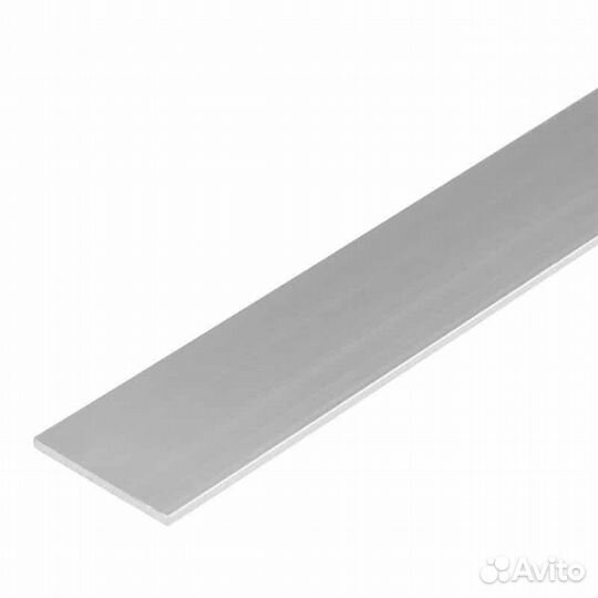 Полоса анодированная алюминиевая Серебро 12х2 мм