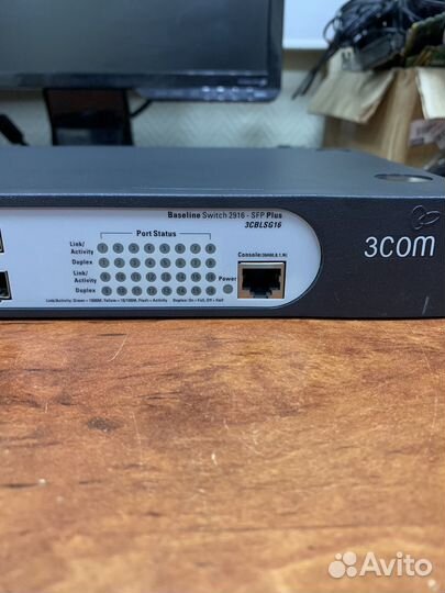 Коммутатор 3COM HP Baseline Switch 2916 - SFP Plus