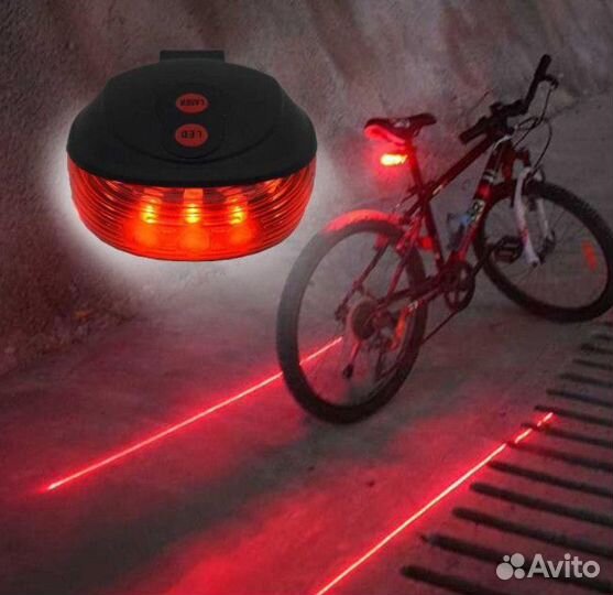 Велосипедный фонарь задний