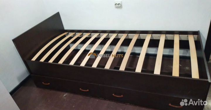 Кровать Амелина 90х200 с ящиками