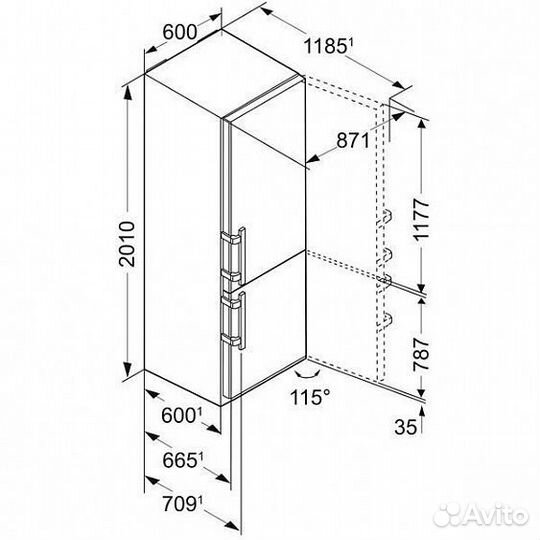 Холодильник liebherr CBN 4815-20 001