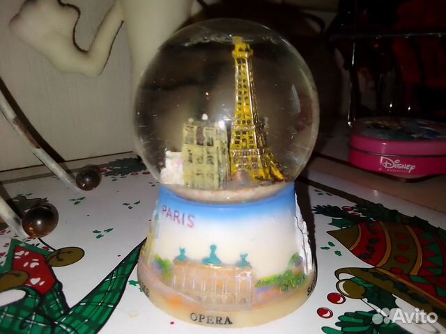 Снежный шар Париж paris opera