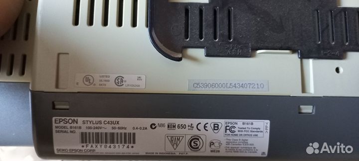 Цветной струйный принтер epson