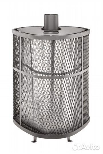 Дровяная банная печь «Ферингер» Оптима в сетке