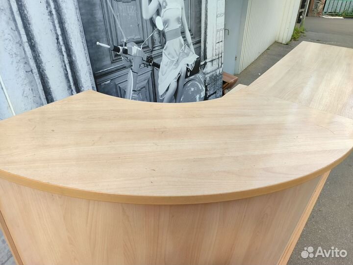 Стойка ресепшен 2 секци) б/у 01-052