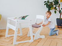 Растущий стол + стул + подушка Комплект