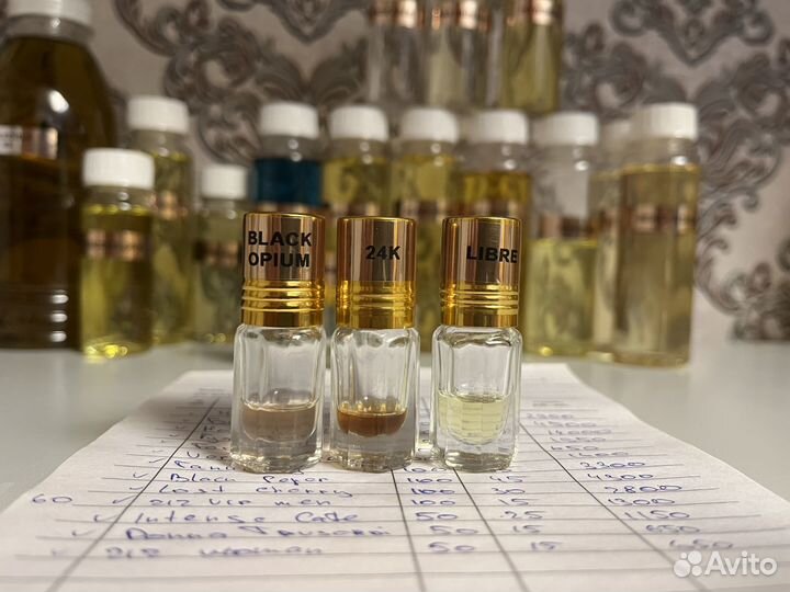 Парфюмерия на разлив / масляные духи оптом