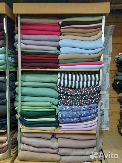 Футер начес и петля 3х и 2х нитка на вес