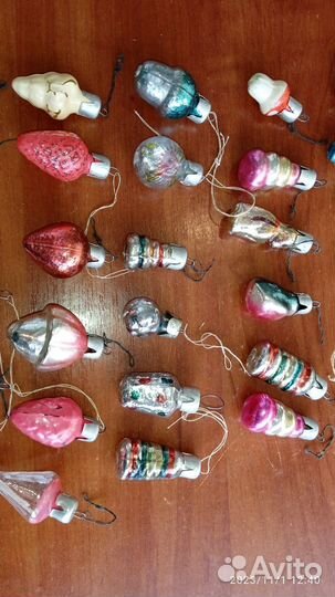 Елочные игрушки малютки СССР