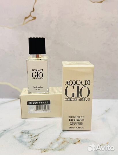 Стойкие мужские духи Acqua di Gio Giorgio Armani