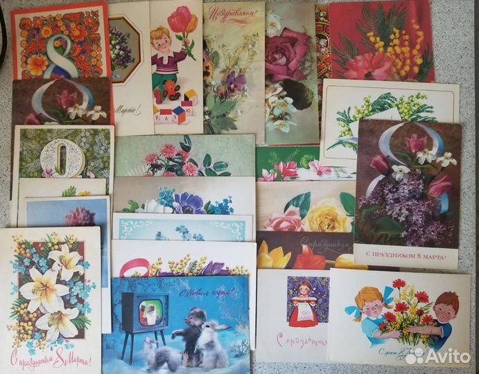 Открытки советские СССР + современные