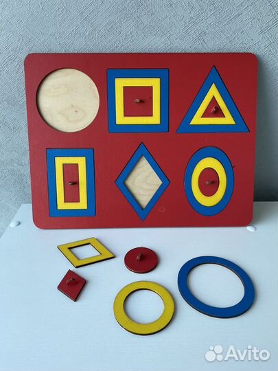 Рамки-вкладыши Монтессори Паутинки