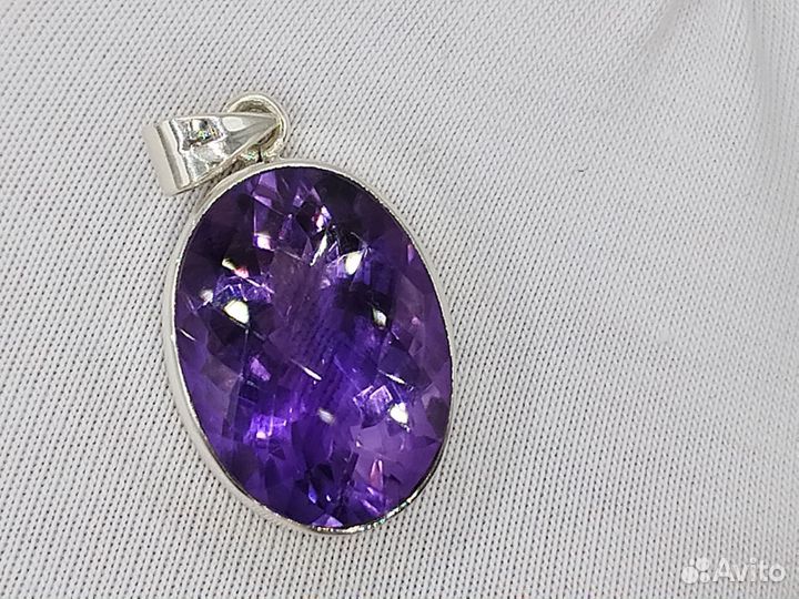 Кулон с аметистом