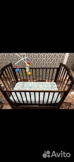 Детская кроватка манеж