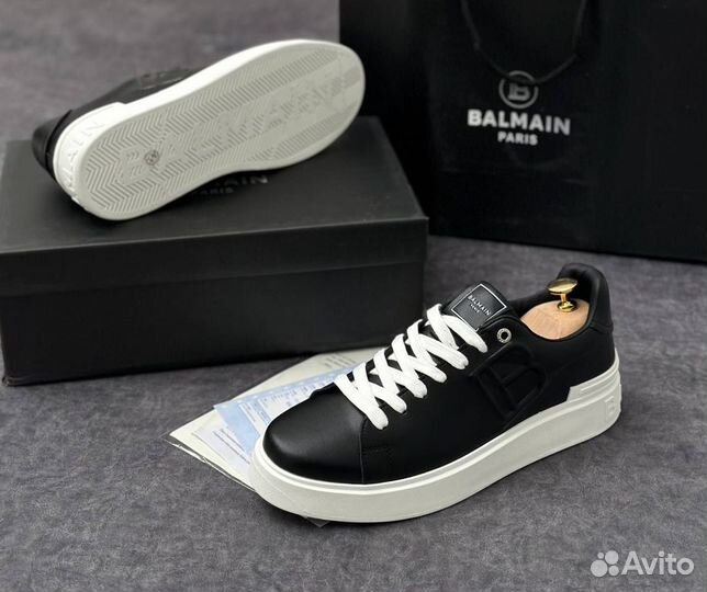 Кеды мужские кожаные Balmain