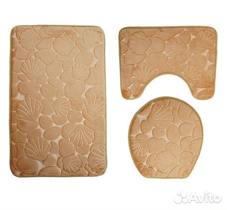 Коврики для ванны комплект 3 в 1 опт