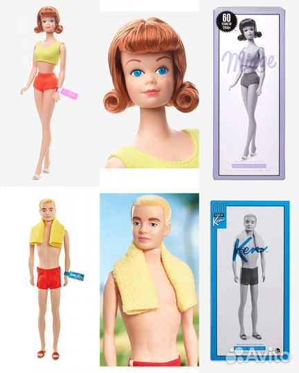Barbie 60th Anniversary Midge Vintage/Ken