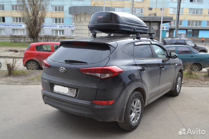 Багажник бокс на крышу Hyundai Tucson (2015)