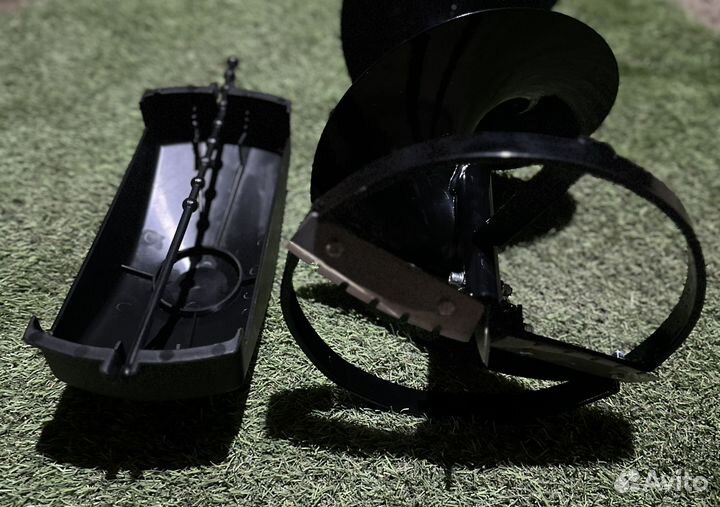 Шнек для мотобура 250 мм для льда с чехлом