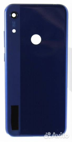 Задняя крышка для Honor 8A/8A Pro Синяя (со стекло