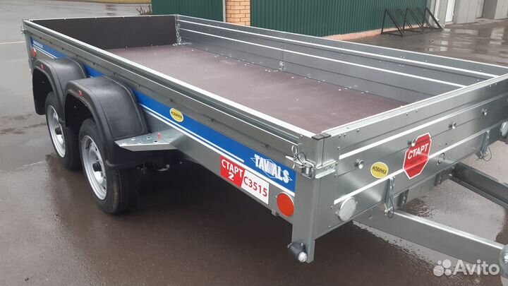 Прицеп двухосный 350х150