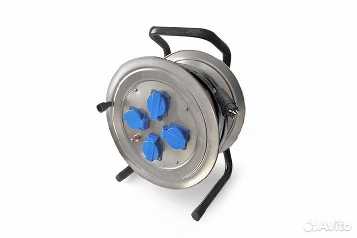 Удлинитель на металлической катушке Союз 50м 4 гн